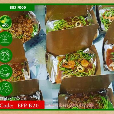 Hộp giấy đựng cơm takeaway